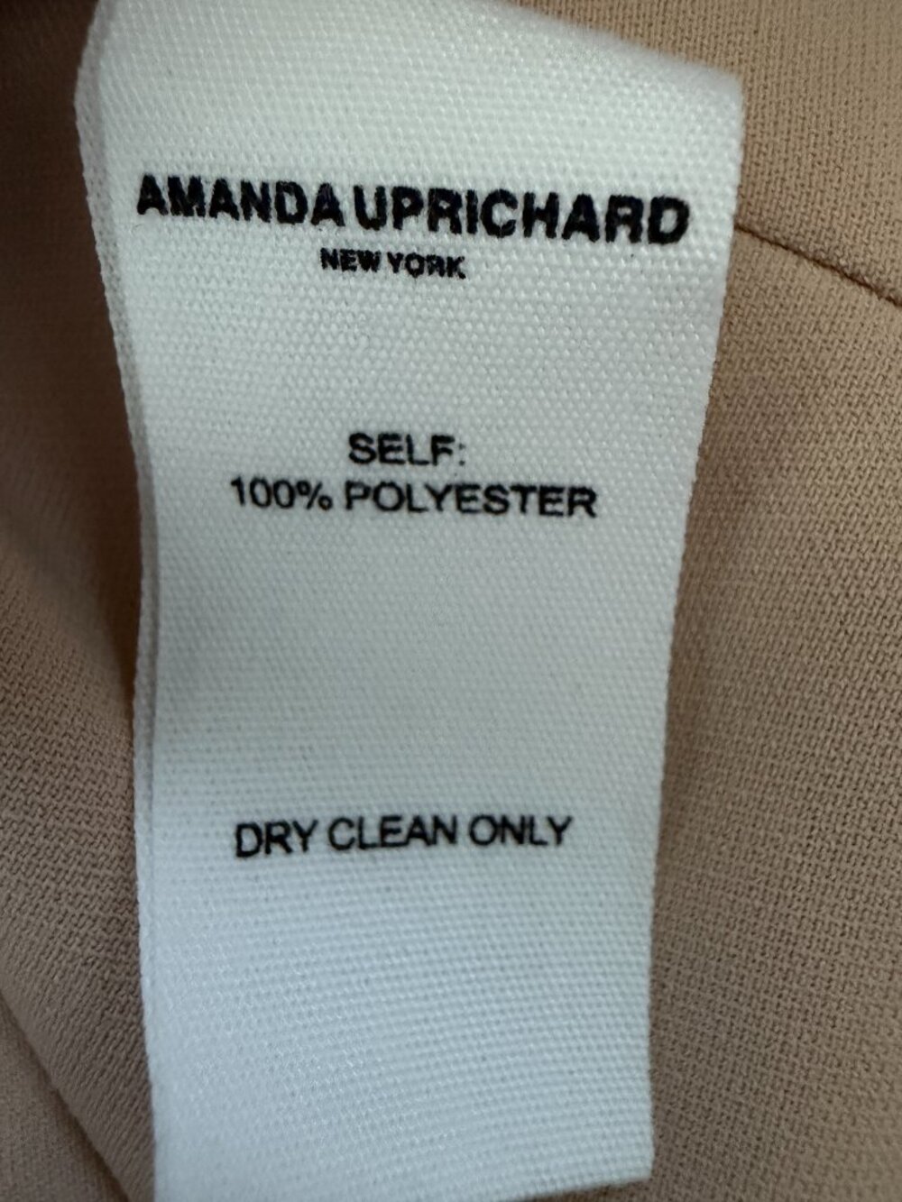 AMANDA UPRICHARD Reeves Vest Tan Top Medium - Picture 10 of 10